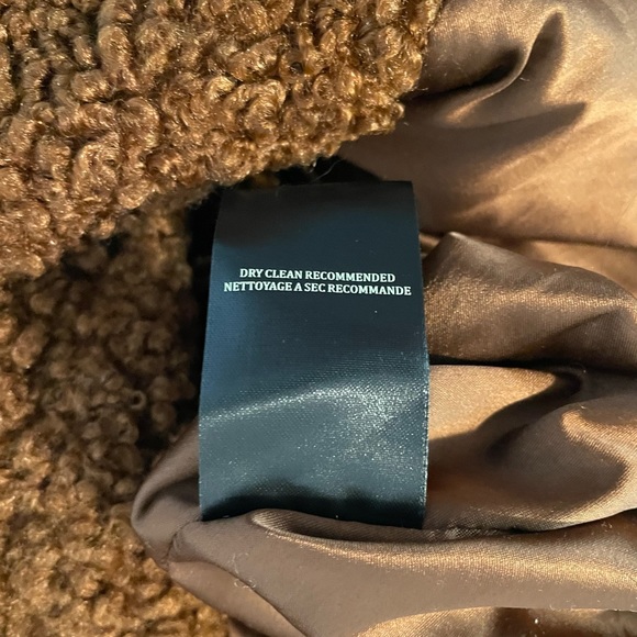 NWT Blank NYC oversized teddy pea coat in brown Size XS - Picture 6 of 6